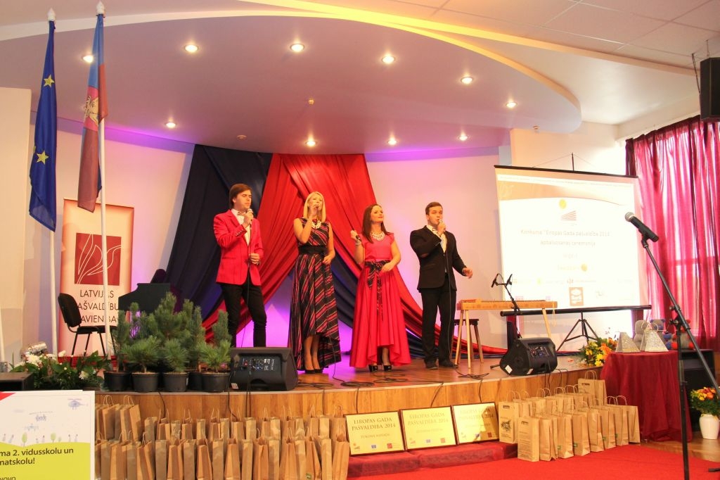 Svinīgā ceremonijā sveic konkursa "Eiropas Gada pašvald