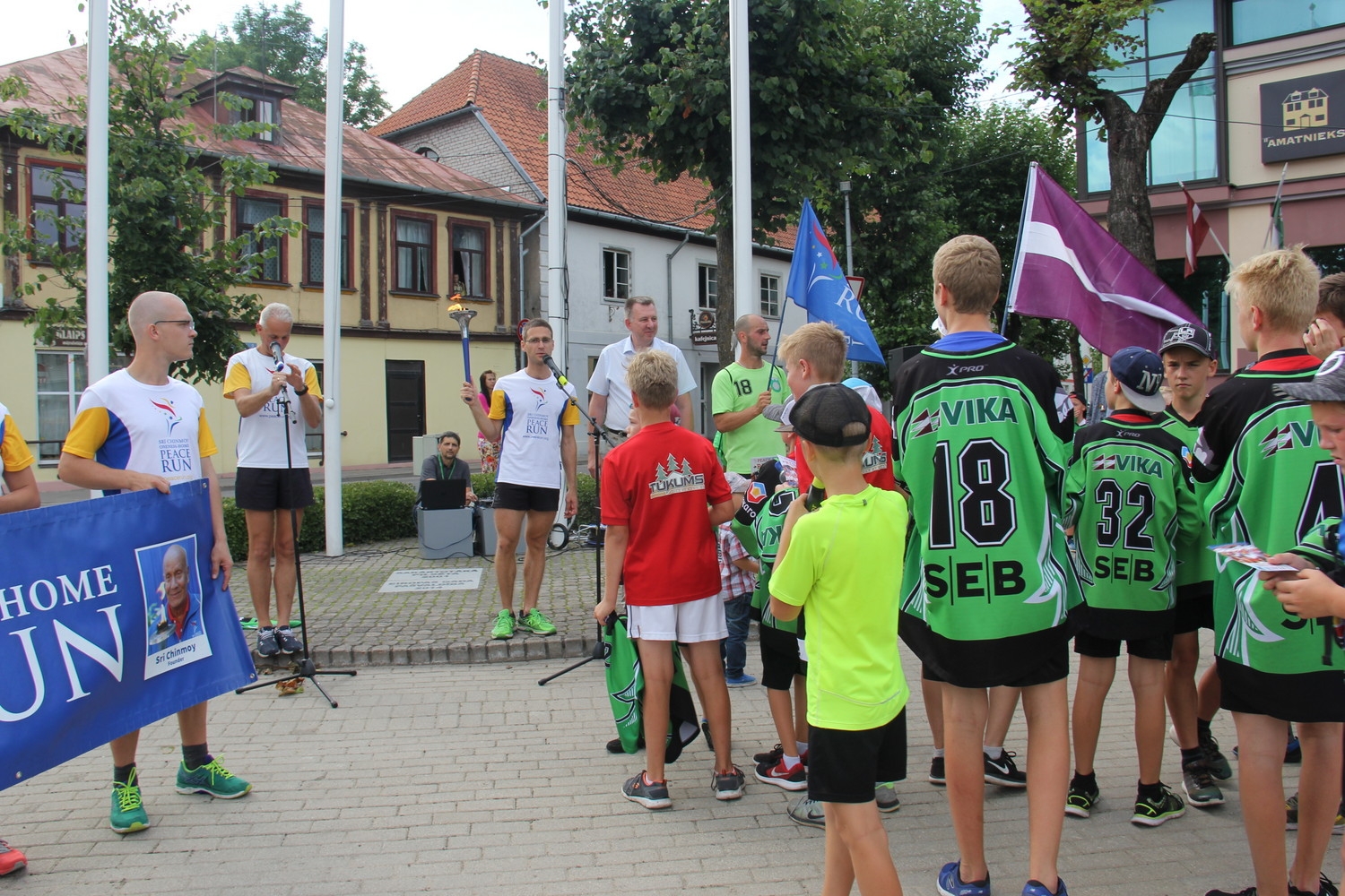 Miera skrējiens cauri Tukumam