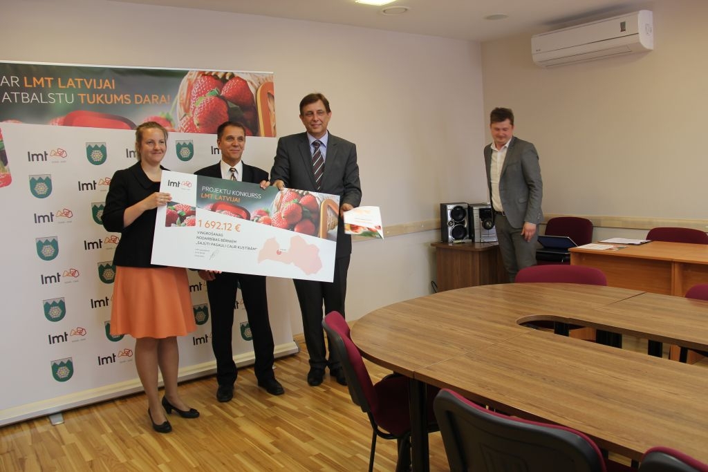 Projektu konkursa "LMT Latvijai" uzvarētāju apbalvošana
