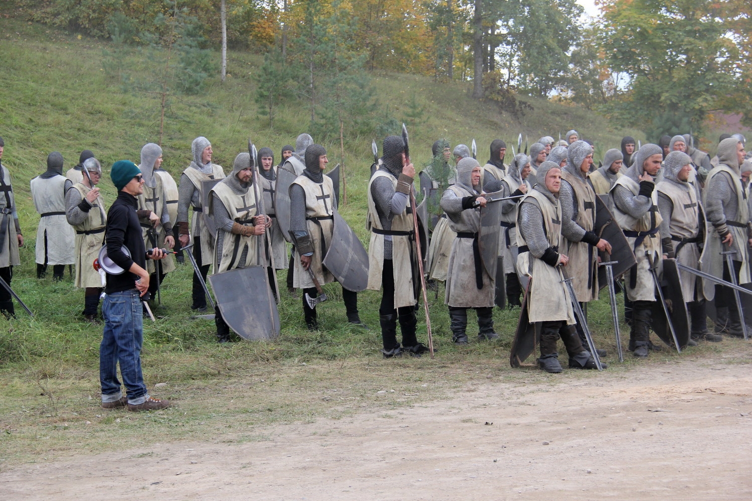 Filmas "Nameja gredzens" filmēšana Tukumā