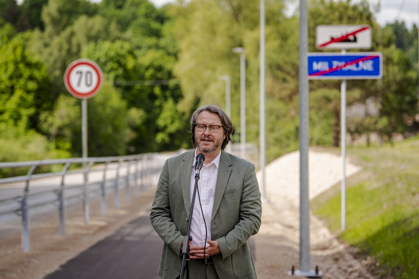 Atklāts gājēju un velosipēdistu celiņš starp Tukumu un Milzkalni