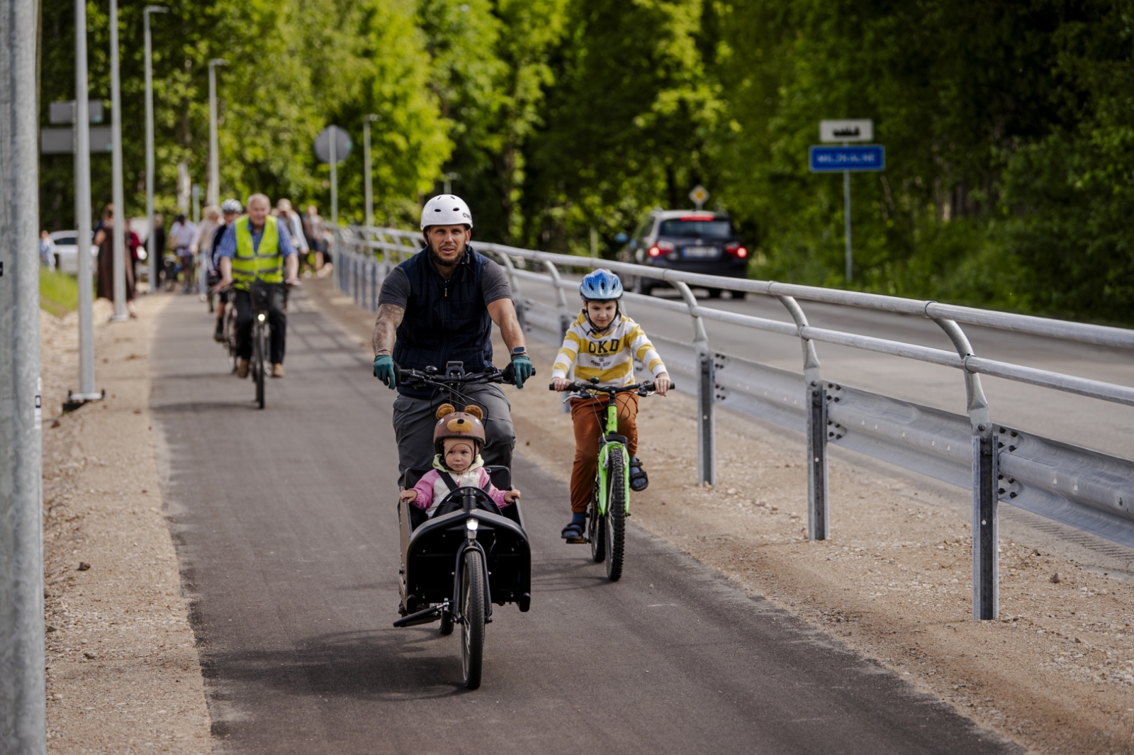 Atklāts gājēju un velosipēdistu celiņš starp Tukumu un Milzkalni