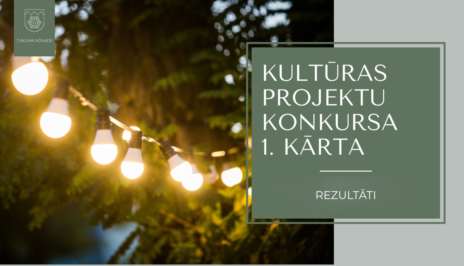 Apstiprināti Kultūras projektu konkursa 1. kārtas rezultāti