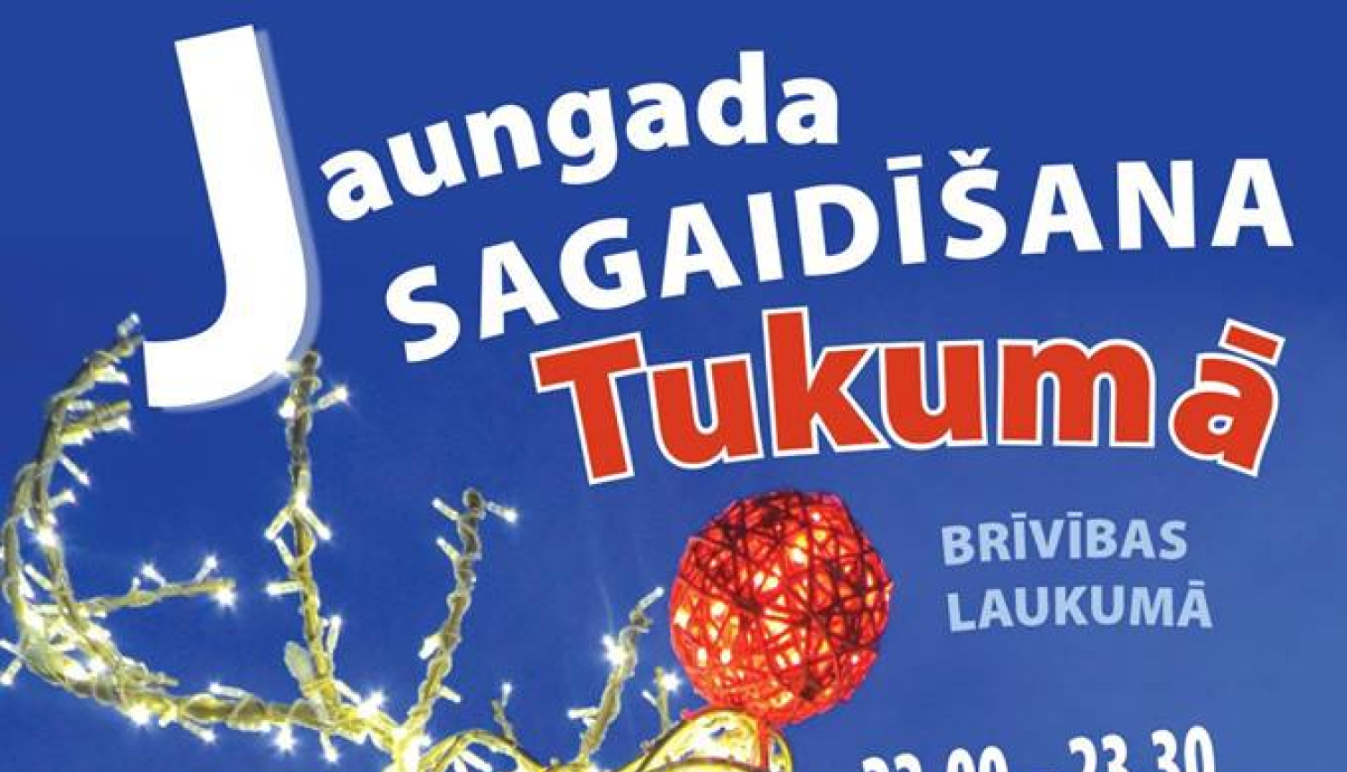 Jaungada sagaidīšana Tukumā