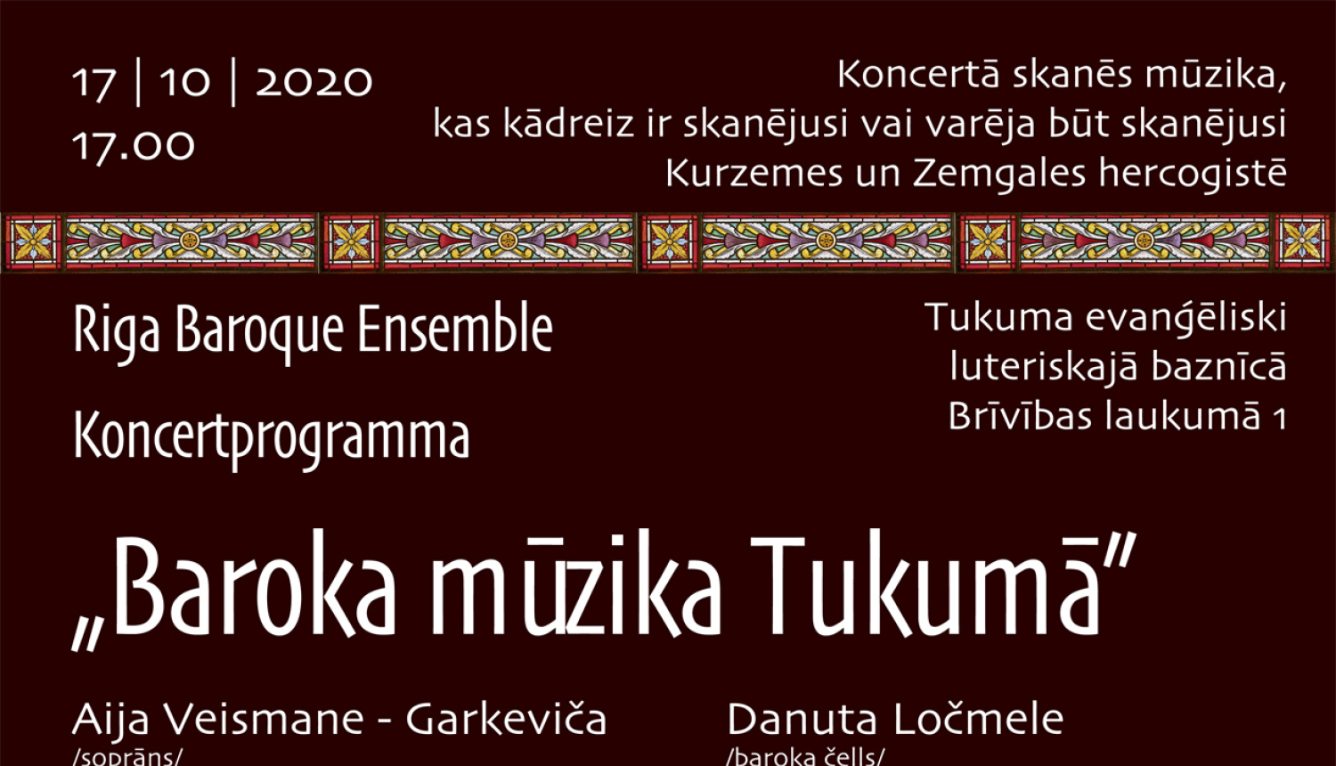 Baroka mūzika Tukumā