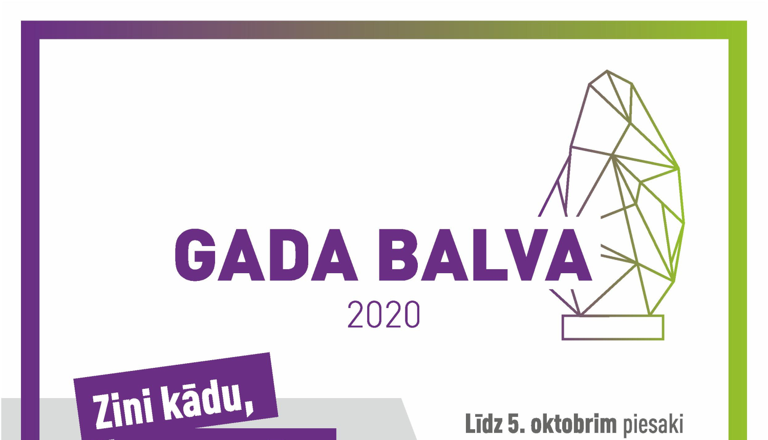 Gada balva cilvēku ar invaliditāti atbalstam 2020