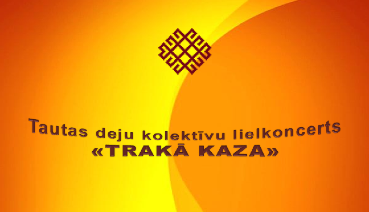 Skolēnu tautas deju kolektīvu dižkoncerts "Trakā kaza"