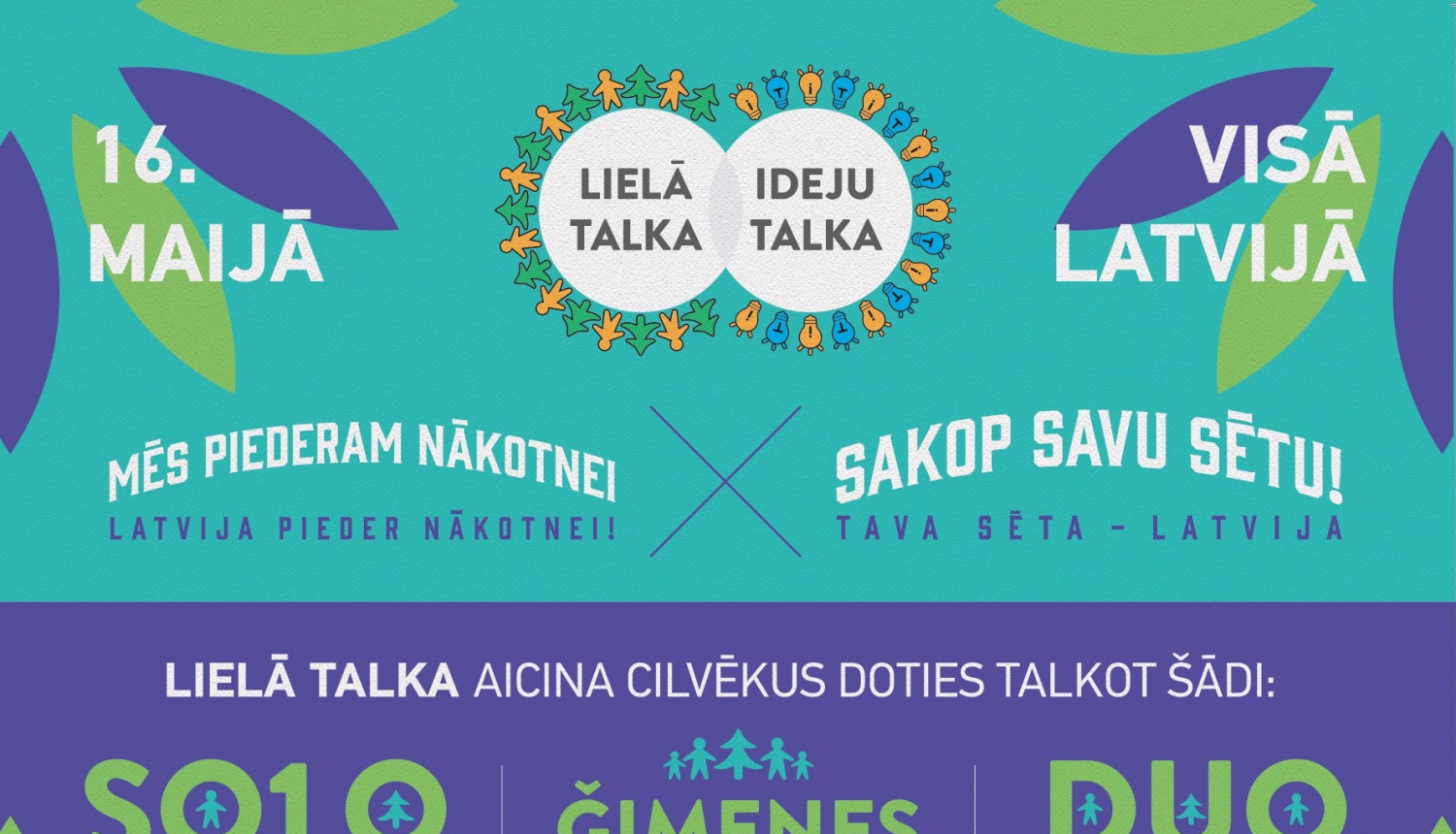 Lielā Talka norisināsies 16. maijā