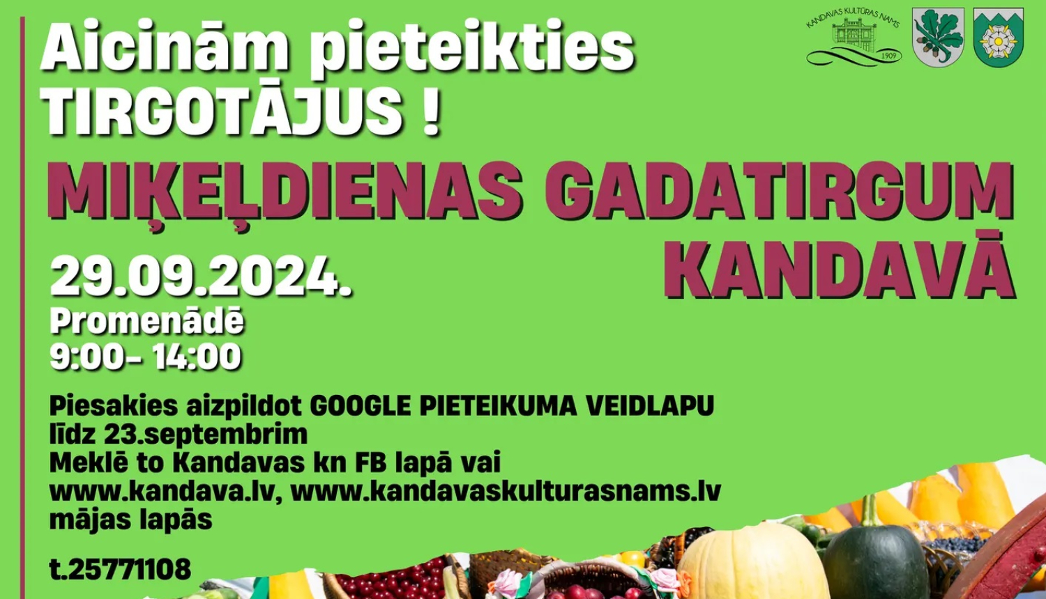 Miķeļdienas gadatirgus Kandavā