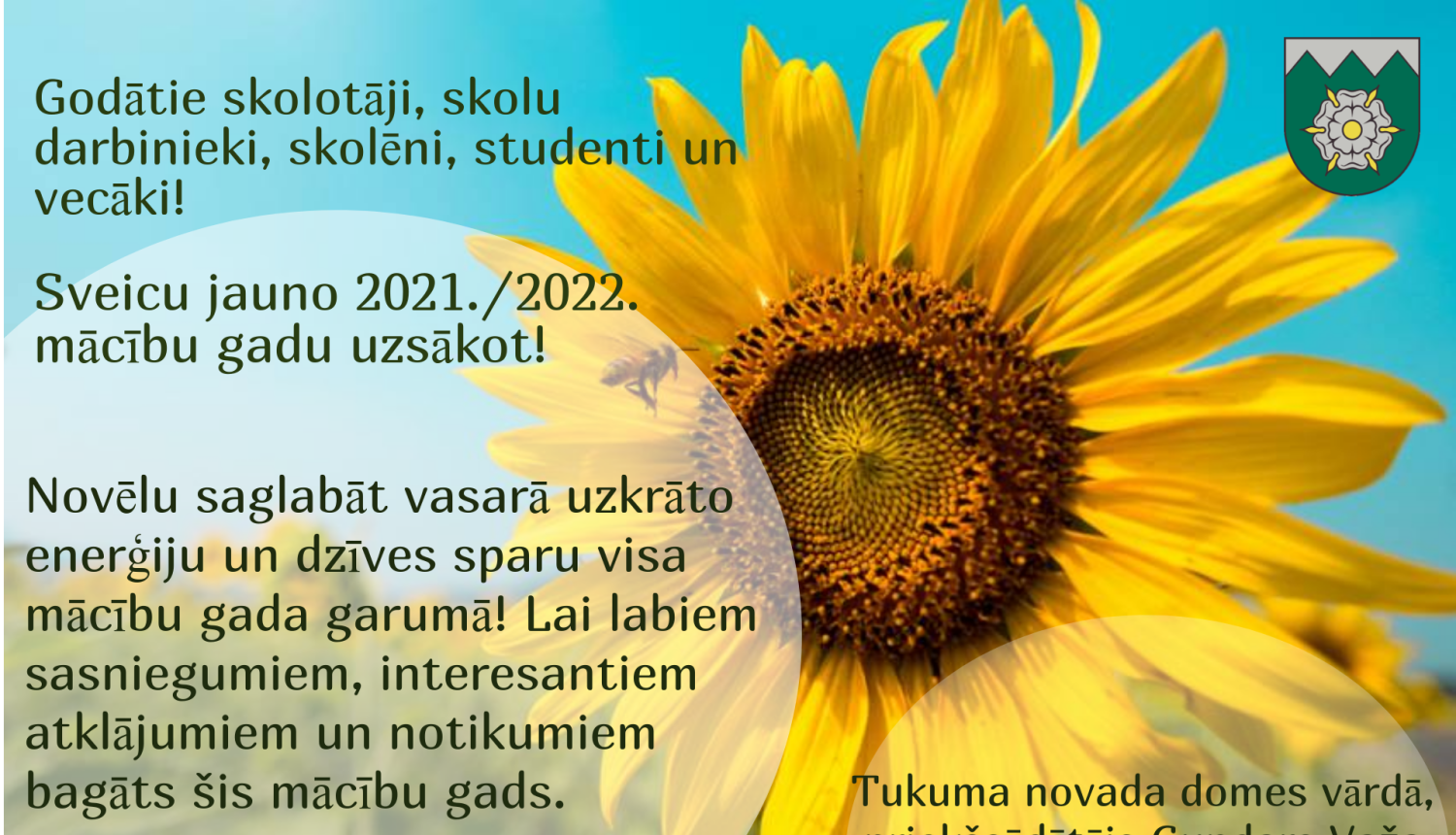 apsveikums 1.septembrī