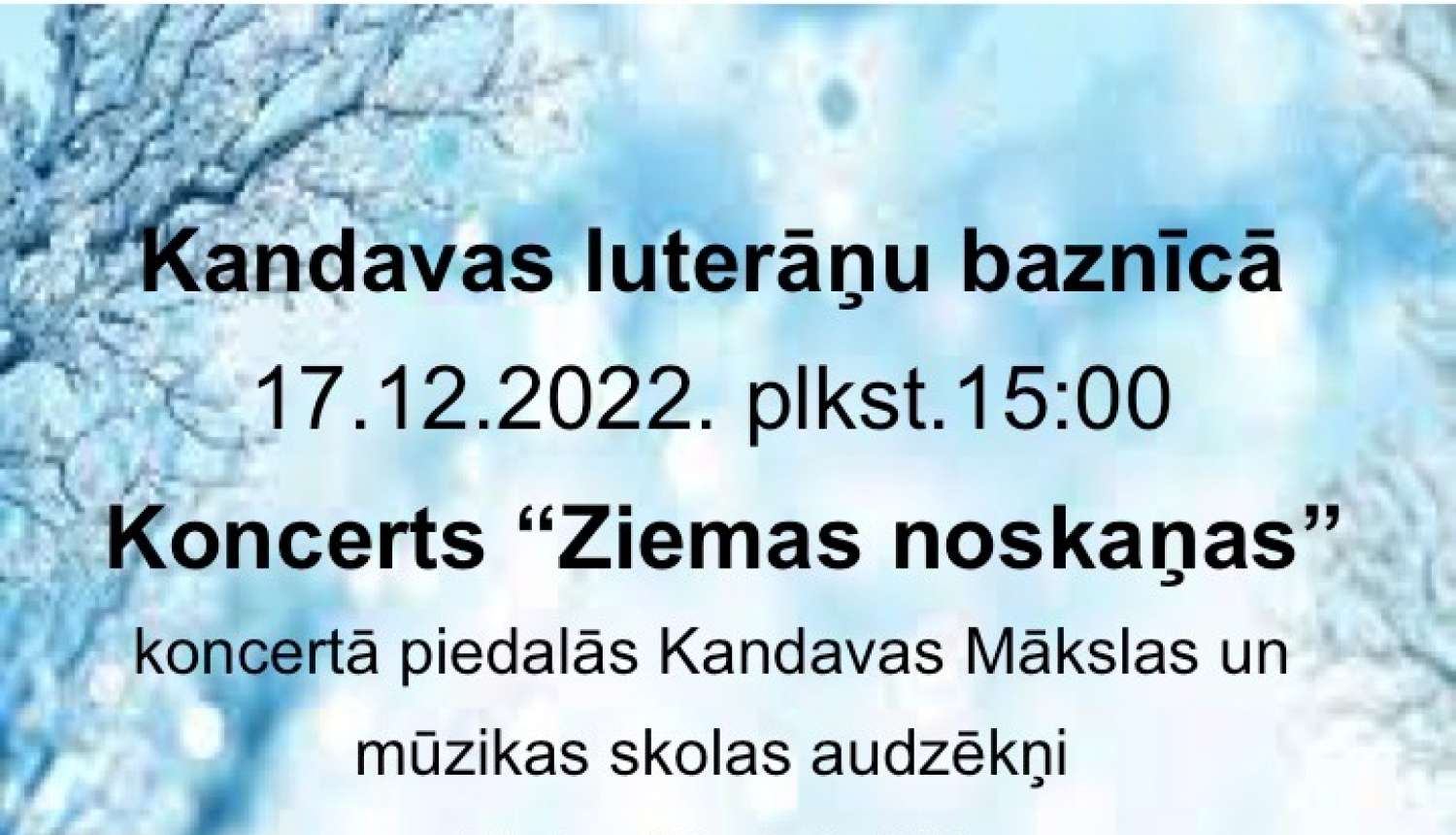 Koncerts "Ziemas noskaņas"