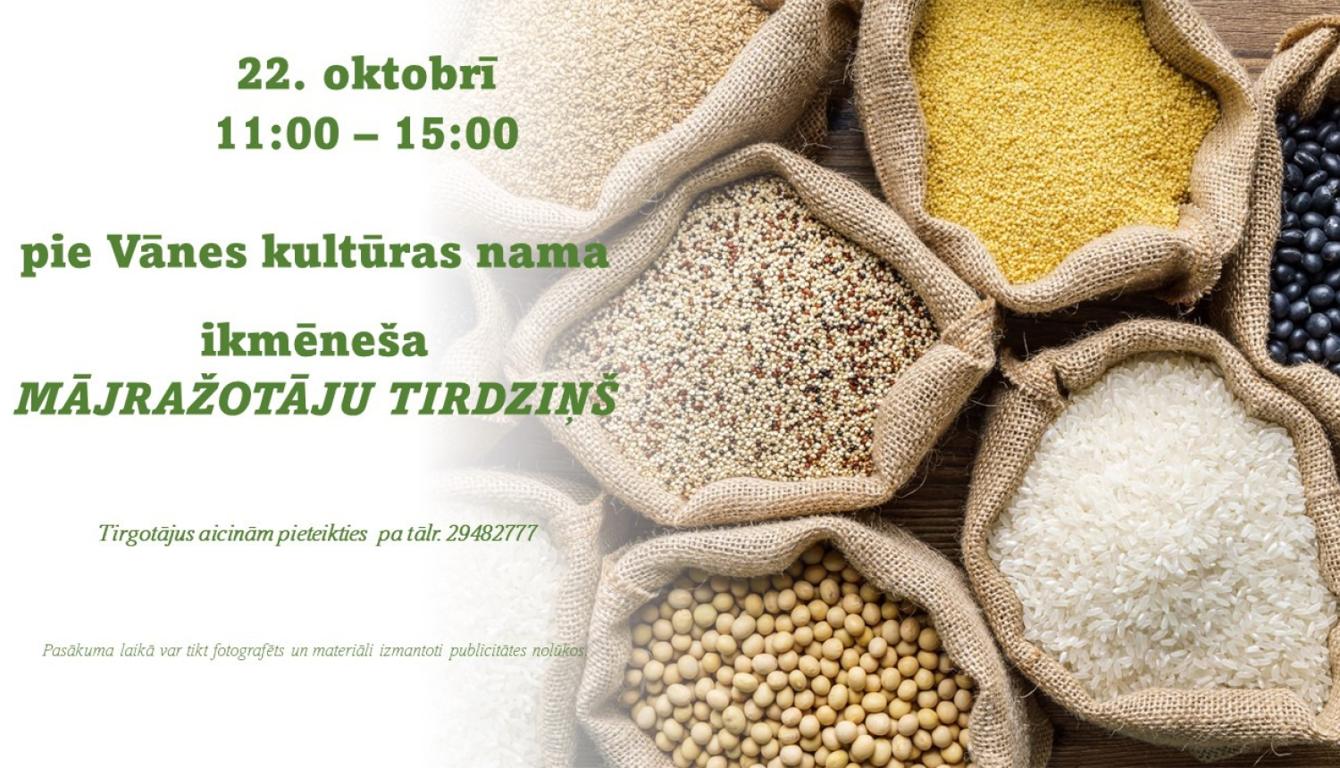 Mājražotāju tirdziņš Vānē