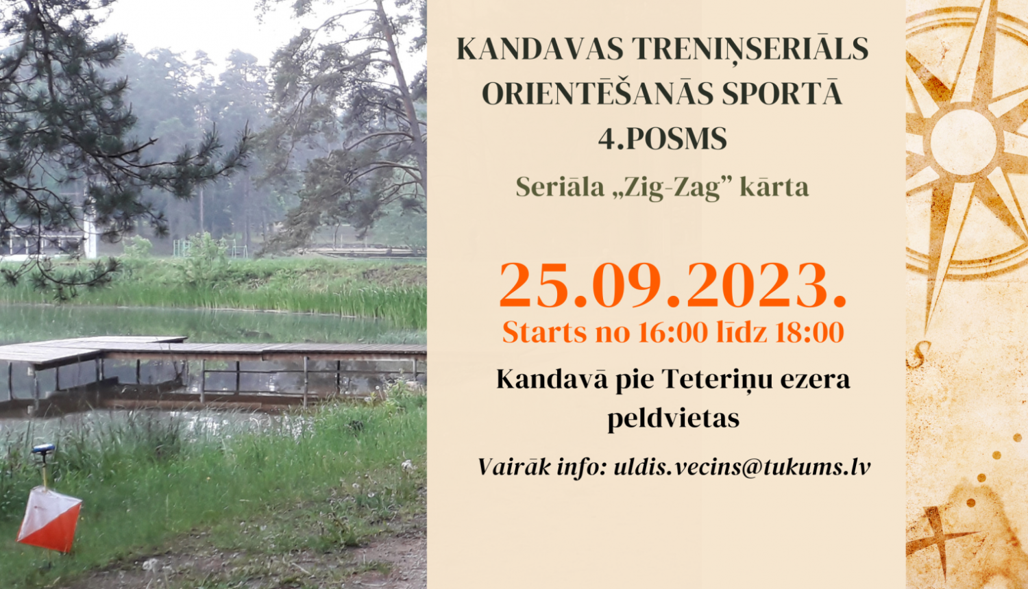 Kandavas treniņseriāls orientēšanās sportā 4.posms