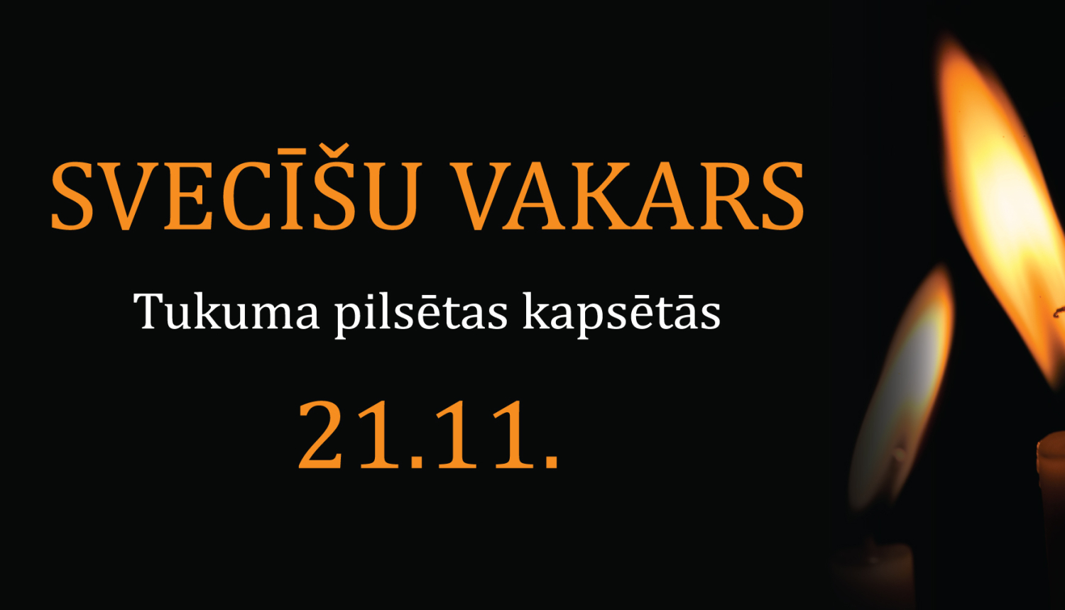 Svecisu vakari Tukuma kapos
