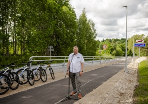Atklāts gājēju un velosipēdistu celiņš starp Tukumu un Milzkalni