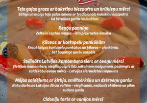 Svētku ēdienkarte