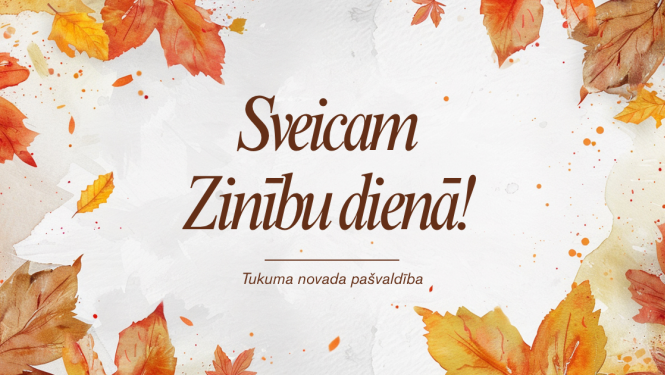 Sveicam Zinību dienā!