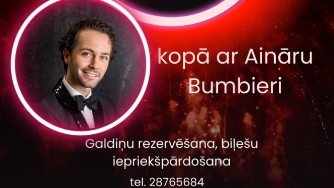 Atpūtas vakars kopā ar Aināru Bumbieri