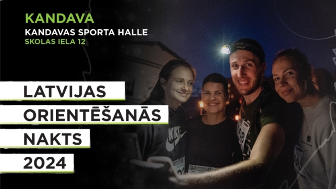 Latvijas Orientēšanās nakts 2024 Kandavā
