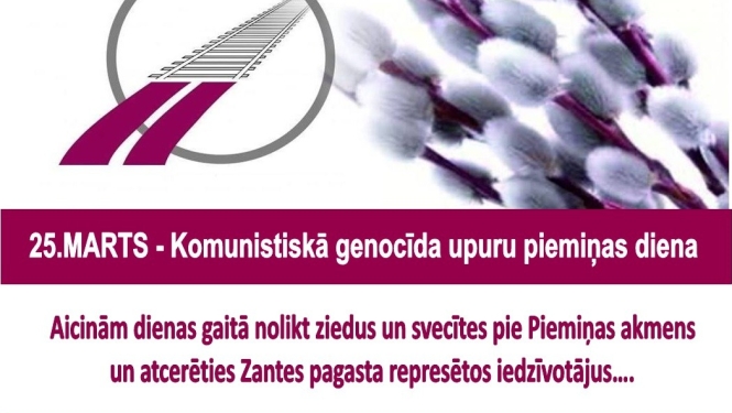 Komunistiskā genocīda upuru piemiņas diena Zantē