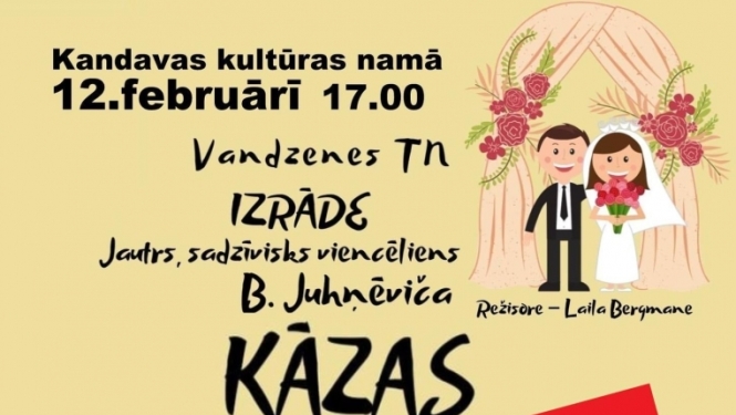 PĀRCELTS ! Vandzenes TN Izrāde "Kāzas"
