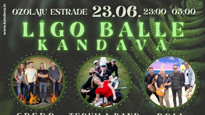 Līgo balle Kandavā