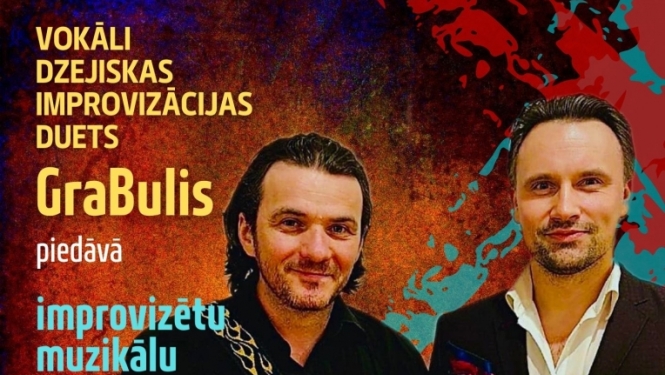 Muzikāli dzejiska performance ar Andri Buli un Gintu Grāveli