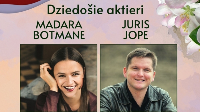 Madara Botmane un Juris Jope koncertā “Es vedīšu tevi uz Kandavu!”