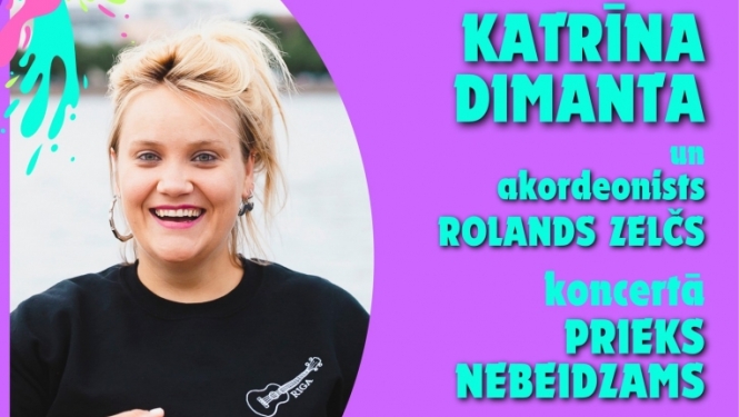 Katrīnas Dimantas koncerts "Prieks nebeidzams" un disko nakts