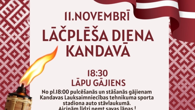 Lāčplēša diena Kandavā