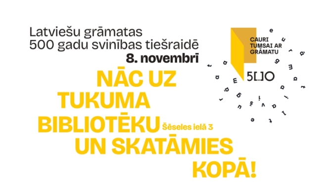Latviešu grāmatas 500 gadu svinības tiešraidē