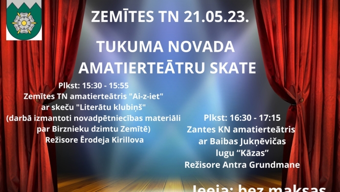 Tukuma novada amatierteātru skate