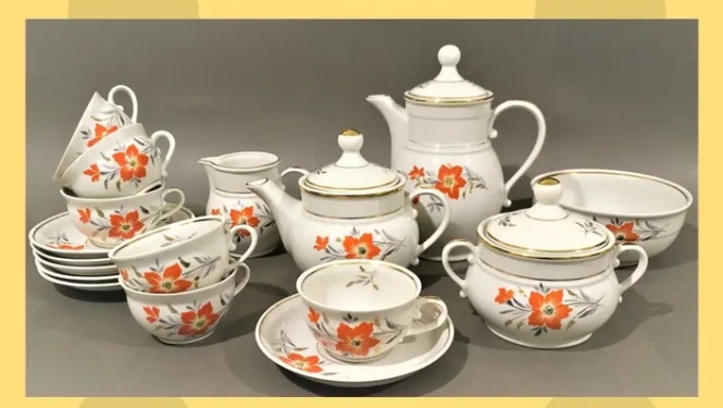 Rīgas porcelānu Trauku izstāde - dižošanās