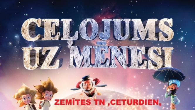 Multfilma bērniem "Ceļojums uz mēnesi"