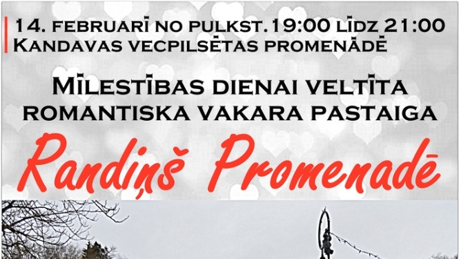 Romantiska vakara pastaiga „Randiņš Promenādē”