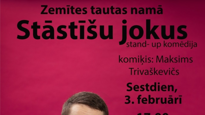 Viesos komiķis Maksims Trivaškevičs "Stāstīšu jokus!"