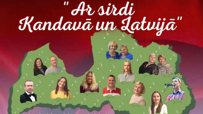 KONCERTŠOVS "Ar sirdi Kandavā un Latvijā"