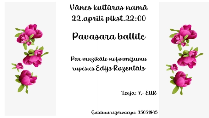 Pavasara ballīte Vānē