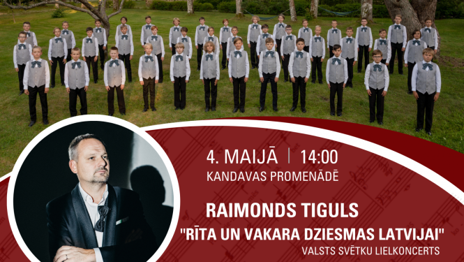 Raimonds Tiguls "Rīta un vakara dziesmas Latvijai"