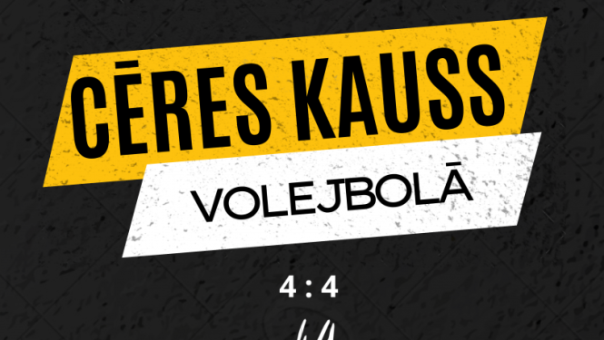 Rudens volejbola turnīrs "Cēres kauss"
