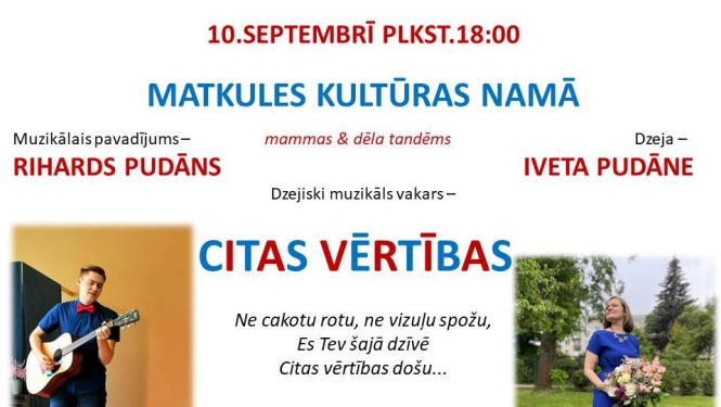 Koncerts "Citas vērtības" 