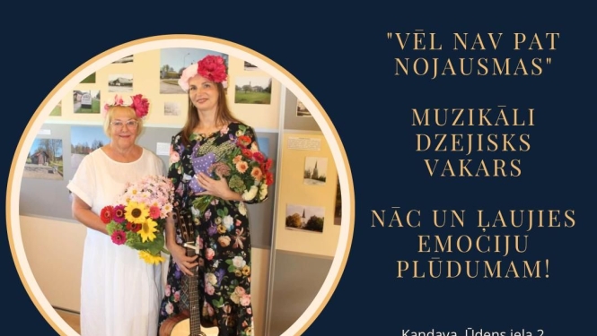Muzikāls dzejas vakars "Vēl nav pat nojausmas"