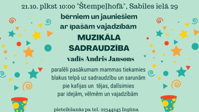 Muzikāla sadraudzība bērniem un jauniešiem ar īpašām vajadzībām
