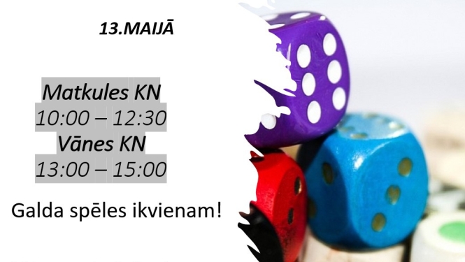 Galda spēles Matkulē