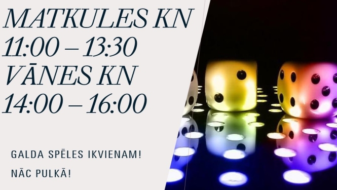 Galda spēles ikvienam