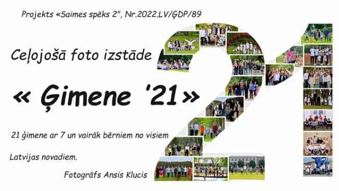 Ceļojošā foto izstāde "ĢIMENE `21"