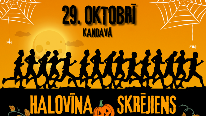 Halovīna skrējiens Kandavā
