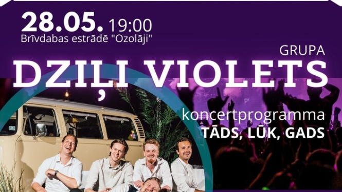 Grupas "DZIĻI VIOLETS" koncerts