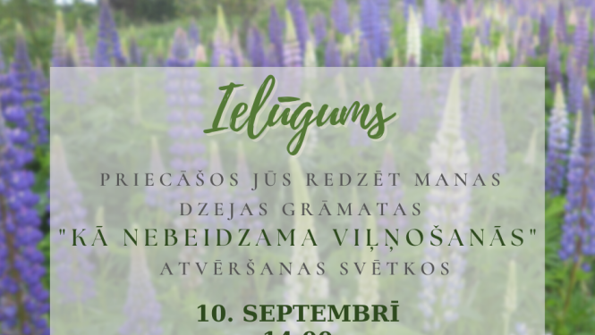 D.Gudriķes ceturtās dzejoļu grāmatas „Kā nebeidzama viļņošanās” atvēršanas svētki
