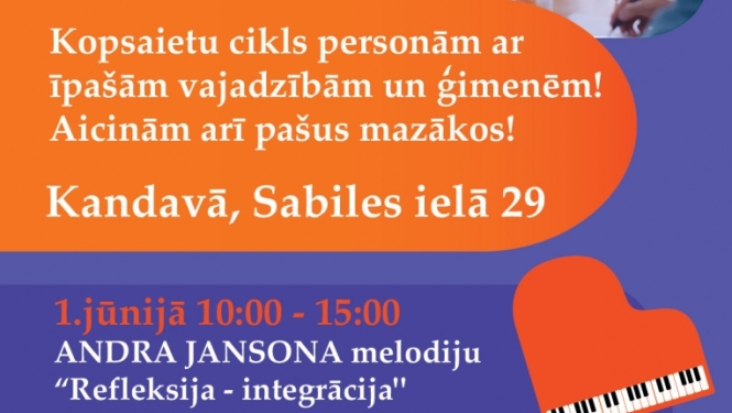 1.jūnijā - aktīvs, draudzīgs, pozitīvs Kandavā